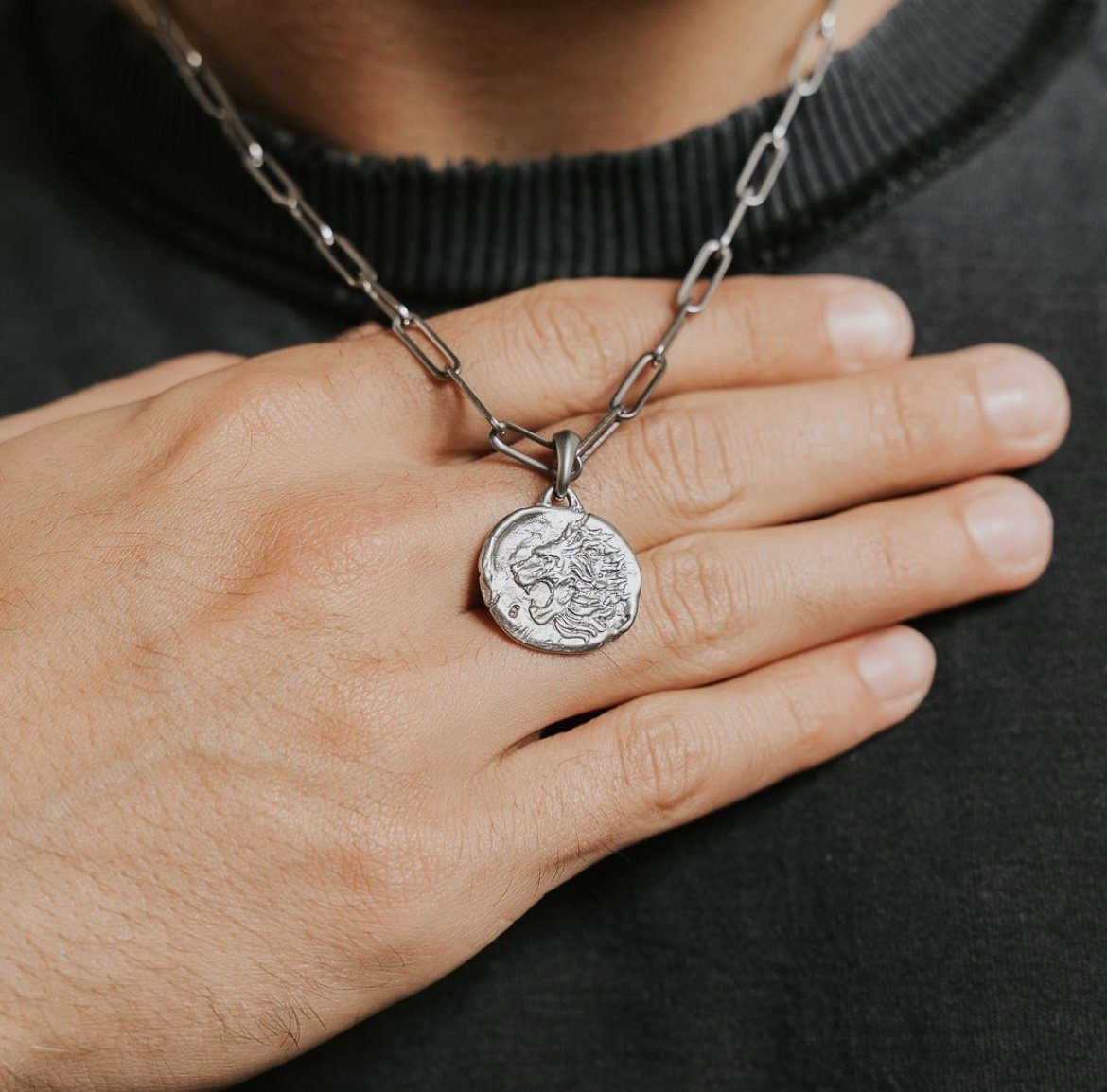Leon necklace - silver