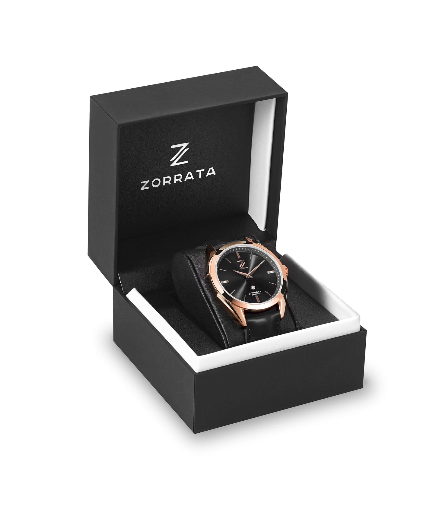 Academy - Rose Gold Black Croc