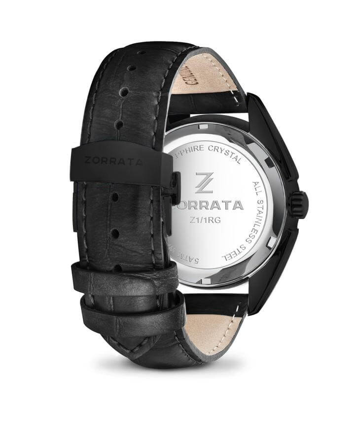 Academy - Matte Black Gold Croc