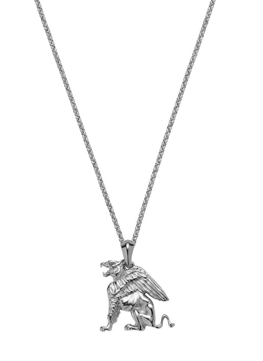 Griffin Necklace - Silver