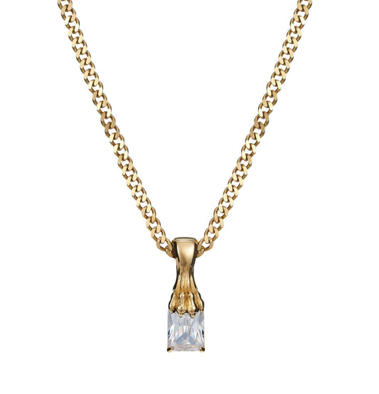Claw necklace - white