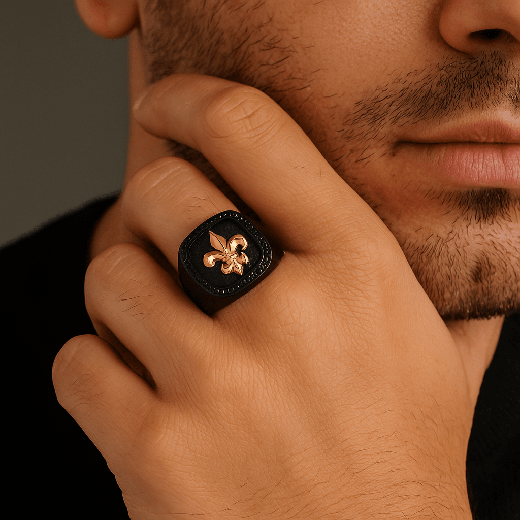 Fleur de lis ring
