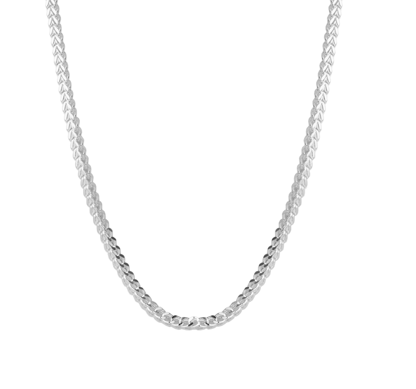 2.5 mm Franco chain - silver