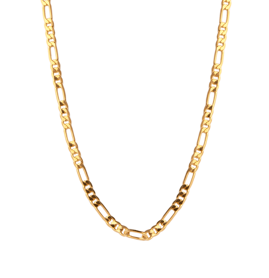 3.3 mm Figaro Chain - gold