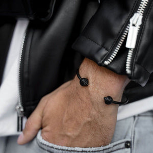 Black lion bangle