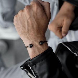 Black lion bangle