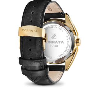Academy - Gold Black Croc
