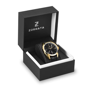 Academy - Gold Black Croc