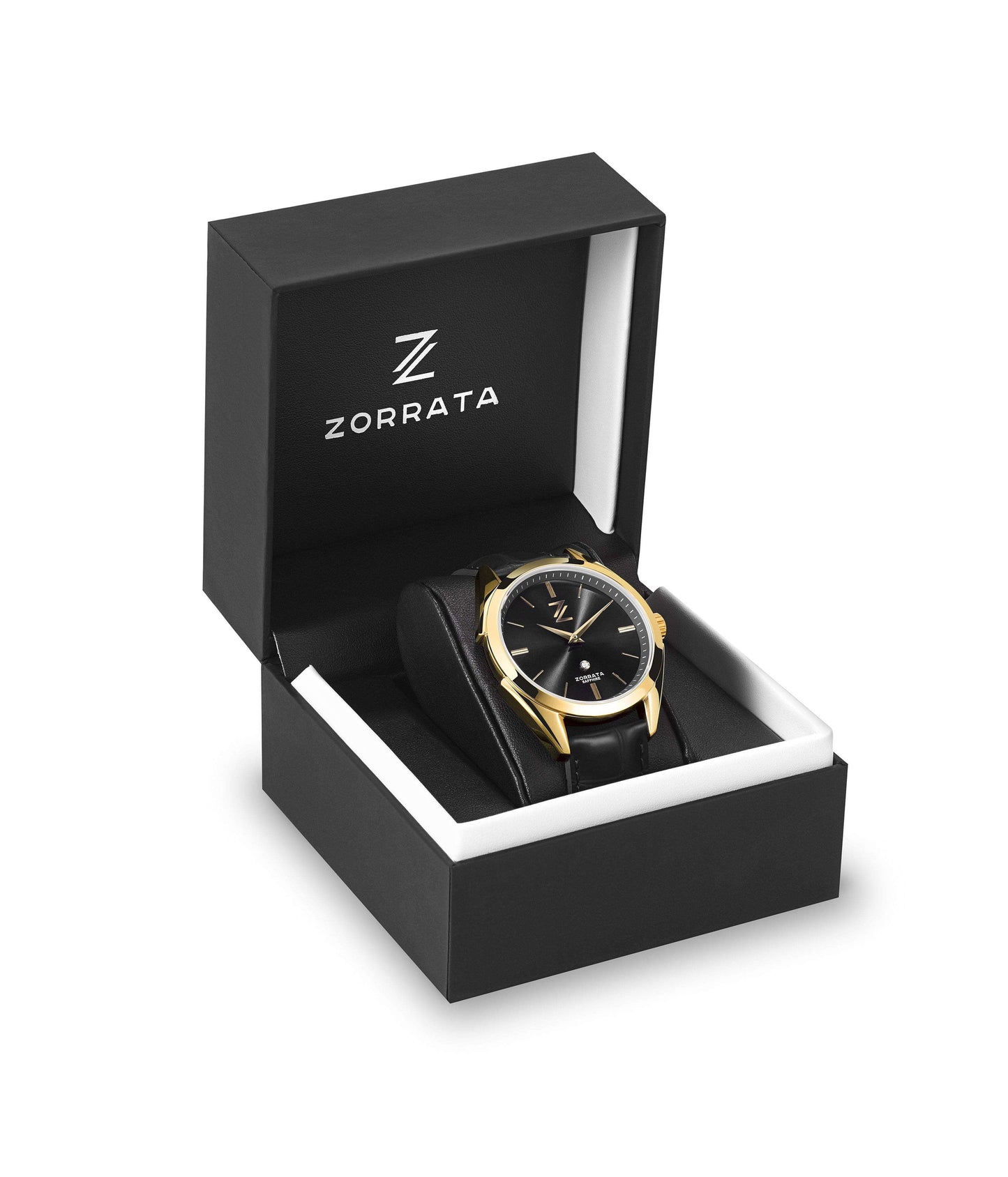 Academy - Gold Black Croc