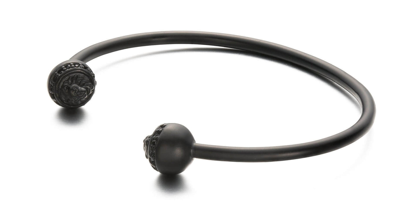 Black lion bangle