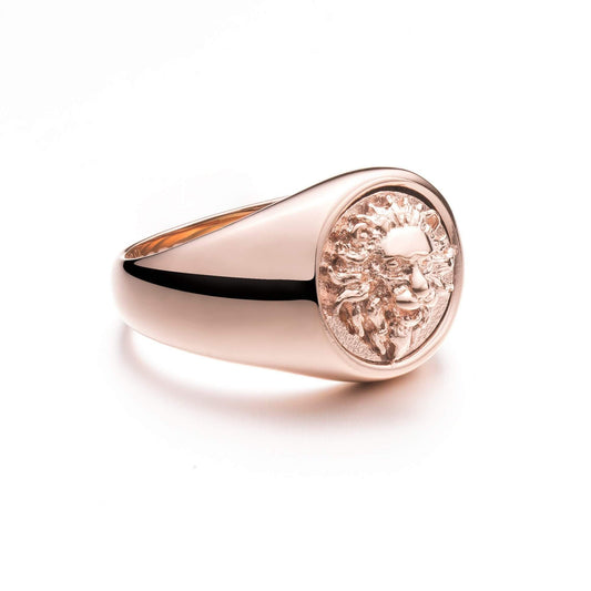 Rose Gold lion ring