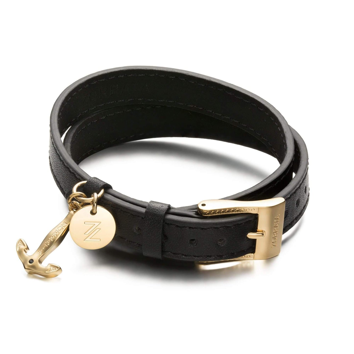 Anchor belt bracelet - gold