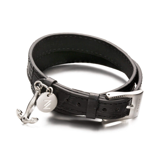 Anchor belt bracelet - Silver