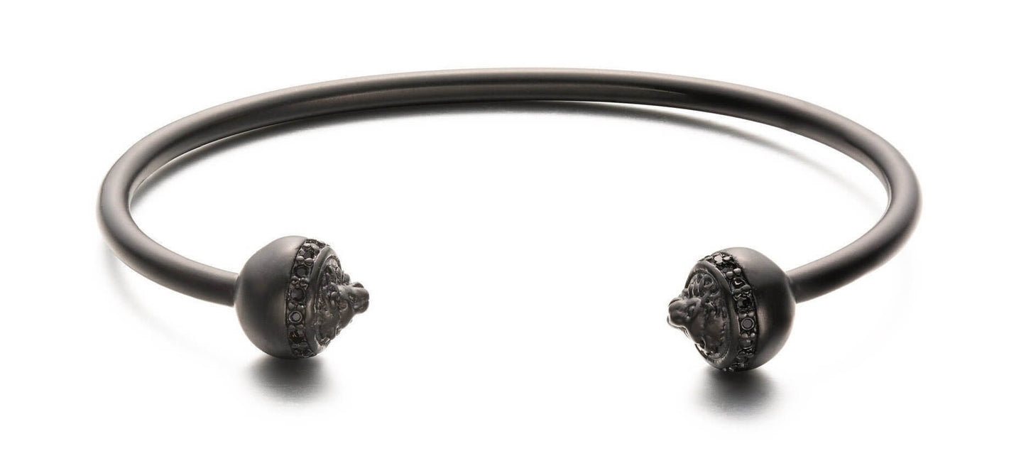 Black lion bangle