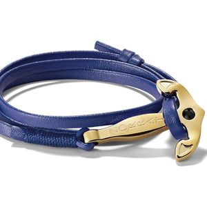 Neon Blue Anchor Bracelet