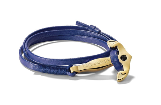 Neon Blue Anchor Bracelet