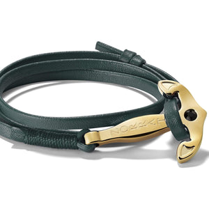 Green Anchor Bracelet