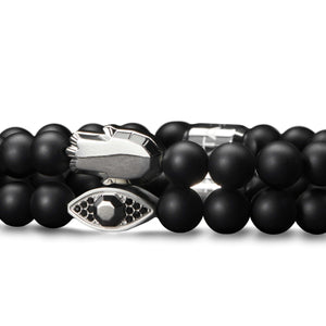 Silver Hand of Hamsa Stack