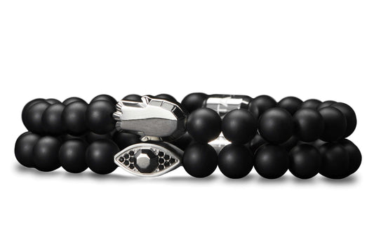 Silver Hand of Hamsa Stack