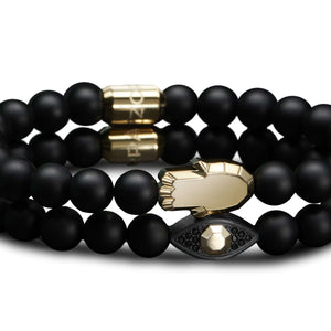 Gold Hand of Hamsa Stack