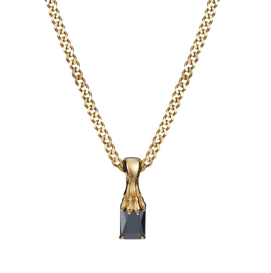 Claw necklace - black