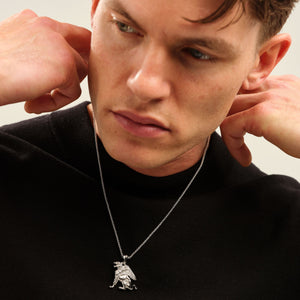 Griffin Necklace - Silver