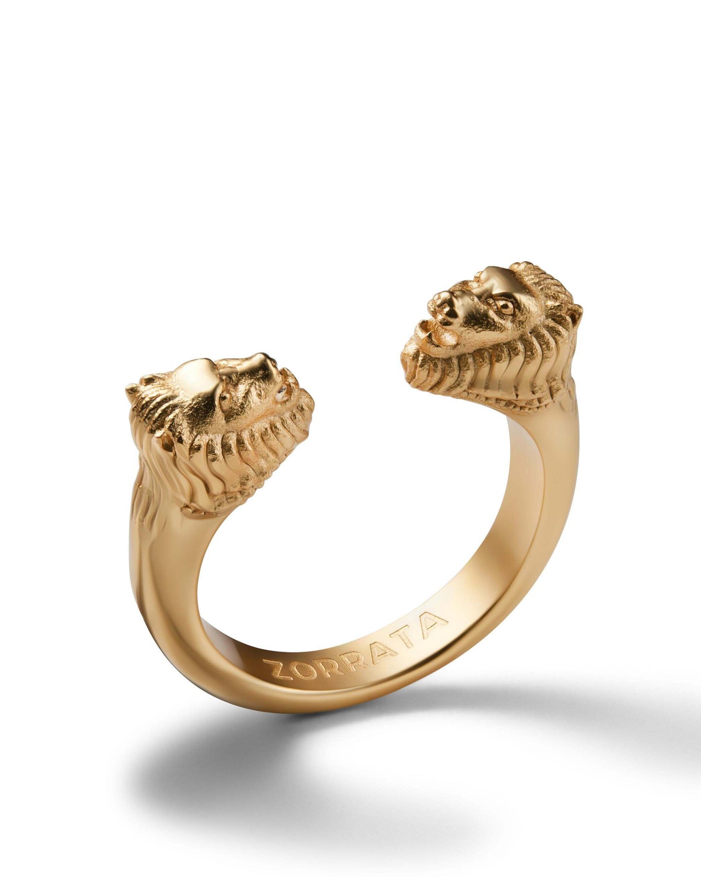 Twin lion ring