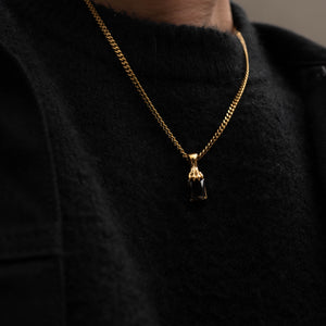 Claw necklace - black