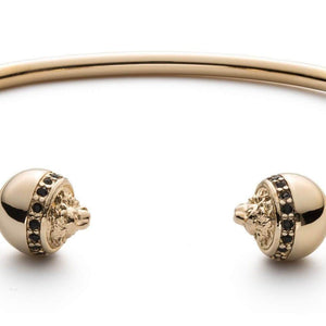 Gold Lion Bangle