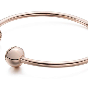 Rose Gold Lion Bangle