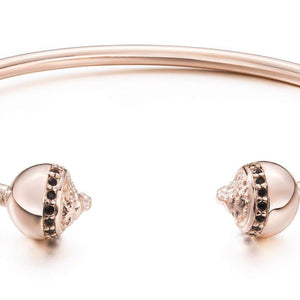 Rose Gold Lion Bangle